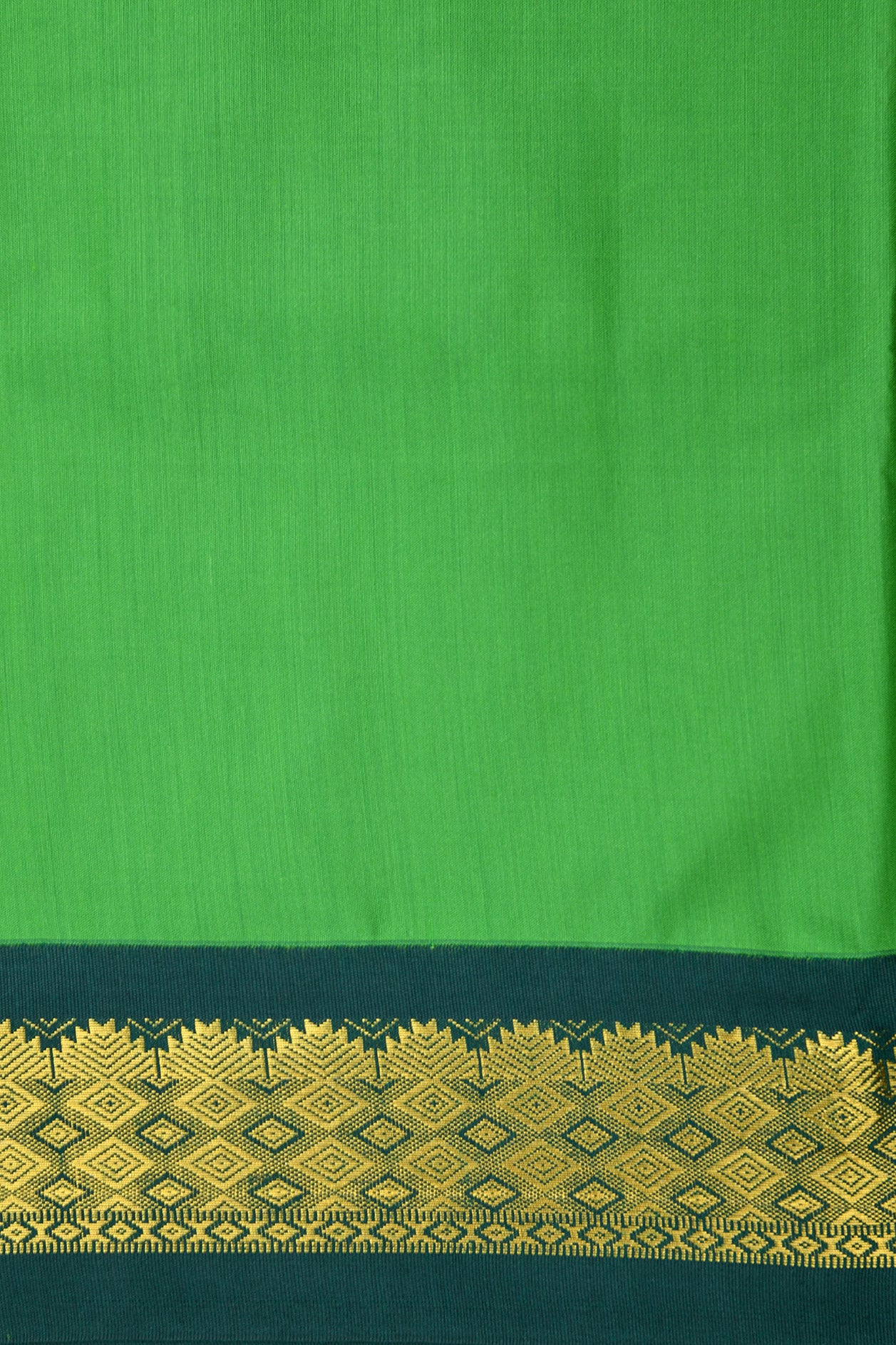 Contrast Border With Forest Green Apoorva Art Silk Saree