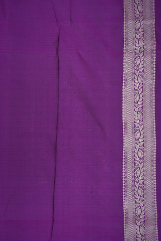 Trellis Floral Design Black Banarasi Silk Saree
