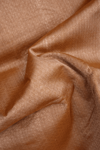 Contrast Border Brown Traditional Silk Cotton Saree