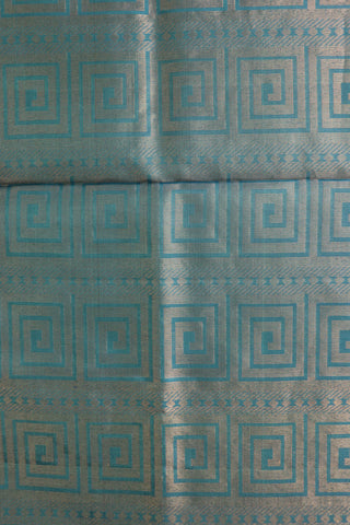 Contrast Border In Brocade Magenta Soft Silk Saree