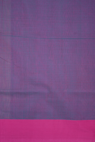 Contrast Border Pale Purple Coimbatore Cotton Saree