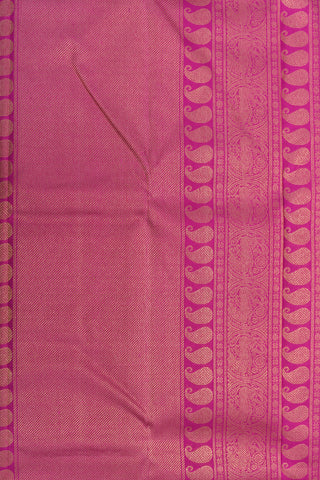 Brocade Rani Pink Kanchipuram Silk Saree