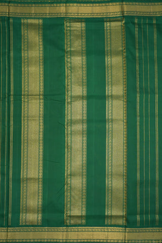 Korvai Border Royal Yellow Kanchipuram Nine Yards Silk Saree