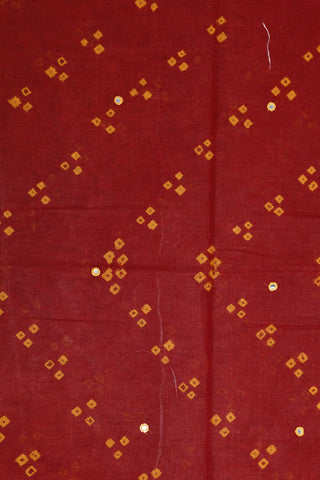 Contrast Zari Border With Embroidered Design Black Batik Printed Ahmedabad Cotton Saree