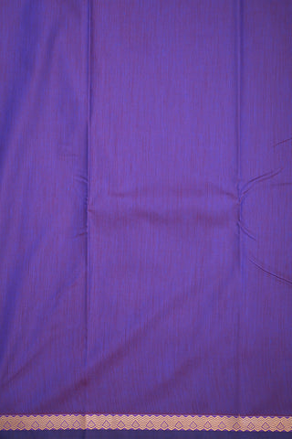 Copper Zari Border Purple Apoorva Cotton Saree