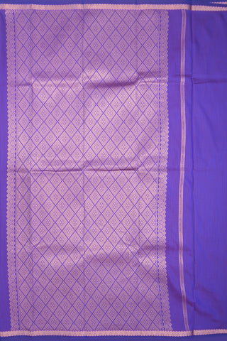 Copper Zari Border Purple Apoorva Cotton Saree