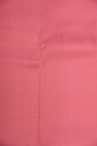 Copper Zari Brocade Rose Pink Kanchipuram Silk Saree