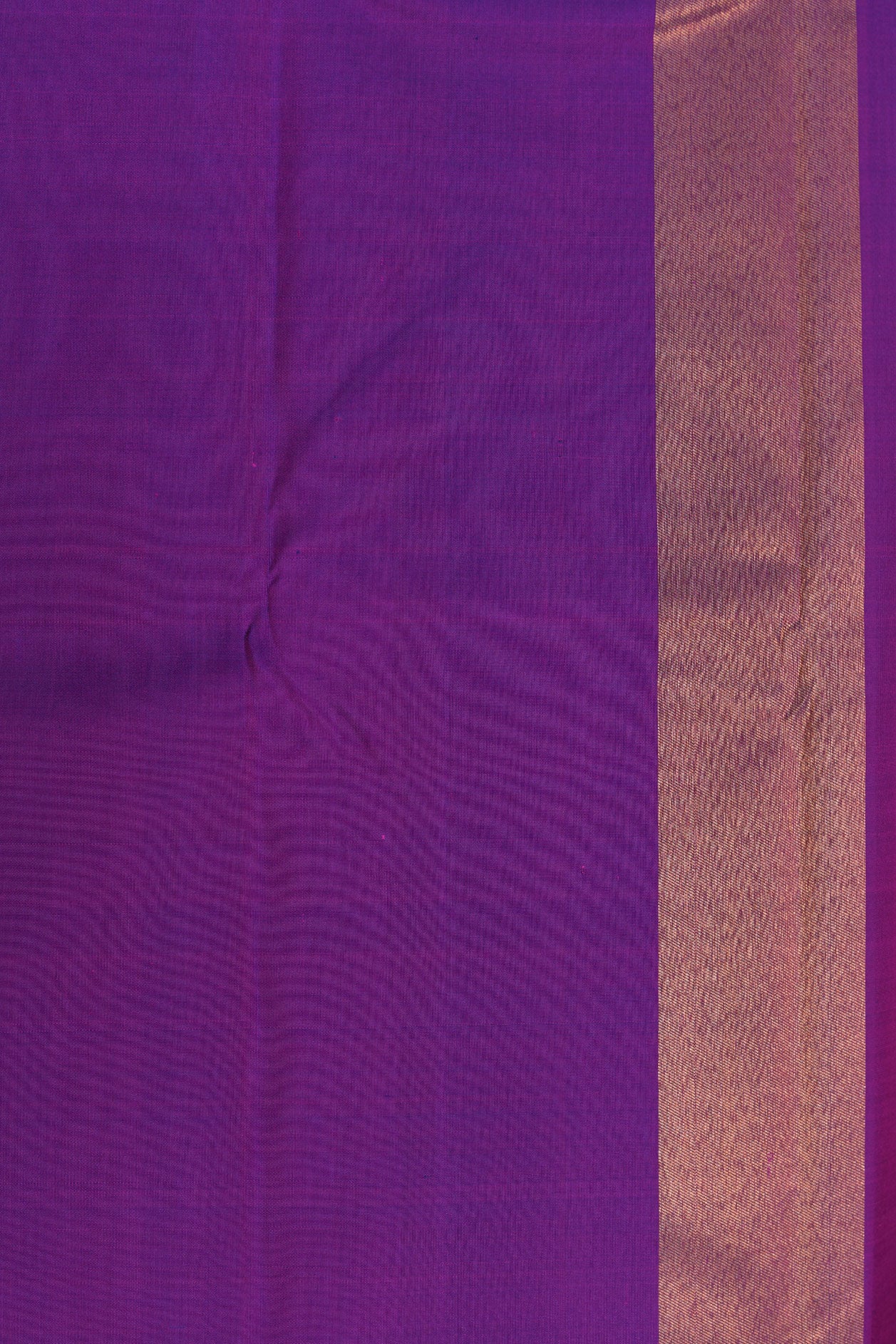 Vanki And Yazhi Design Purple Kanchipuram Silk Saree