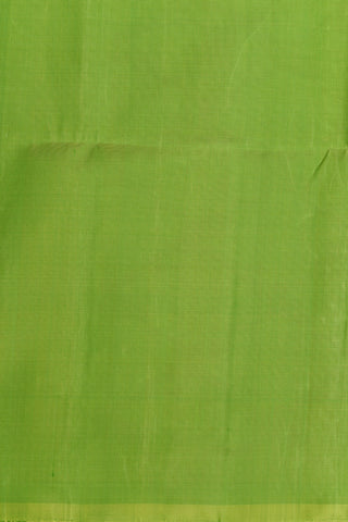 Zari Buttas Pear Green Soft Silk Saree