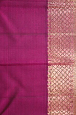 Diamond Border With Brocade Purple Kanchipuram Silk Saree