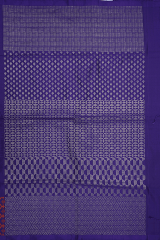 Fancy Design Indigo Purple Soft Silk Saree