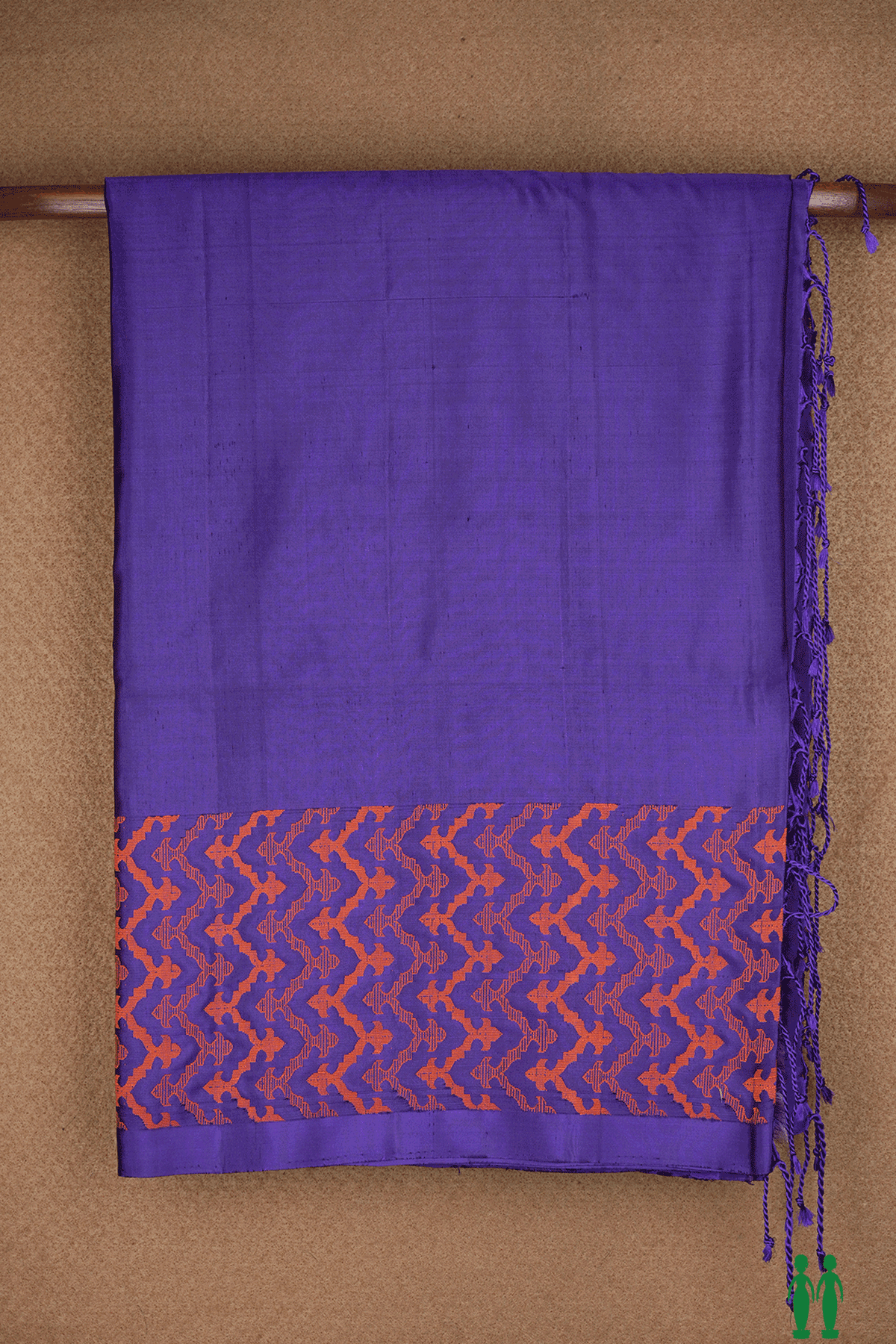 Fancy Design Indigo Purple Soft Silk Saree