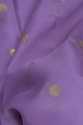 Floral Buttas Lilac Purple Mysore Silk Saree