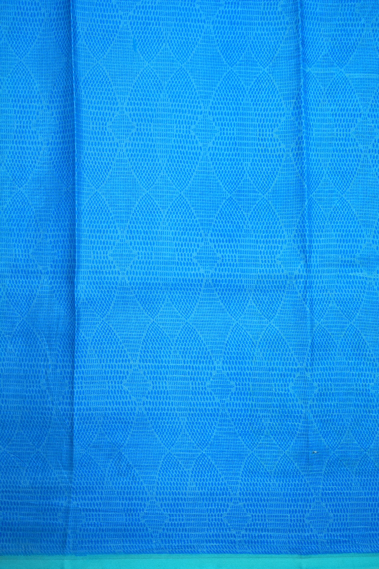 Floral Design Greenish Blue Printed Silk Saree