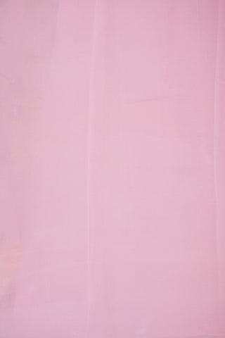 Floral Design Pastel Pink Chiffon Saree