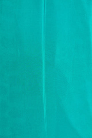 Floral Digital Printed Teal Green Crepe Silk Saree