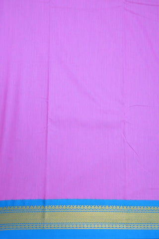 Floral Paisley Zari Motif Lotus Pink Apoorva Semi Silk Saree