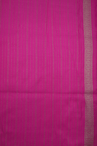 Floral Threadwork Design Chilli Red Banarasi Silk Saree