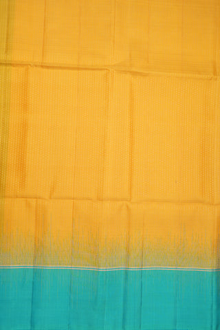 Contrast Border Honey Yellow Soft Silk Saree
