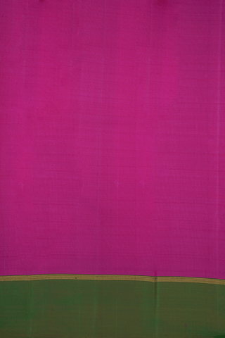 Ganga Jamuna Border Magenta Pink Kanchipuram Silk Saree