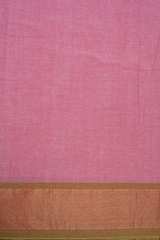 Polka Threadwork Dots Salmon Pink Paithani Silk Saree