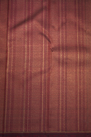 Half And Half Color Kanchipuram Silk Saree