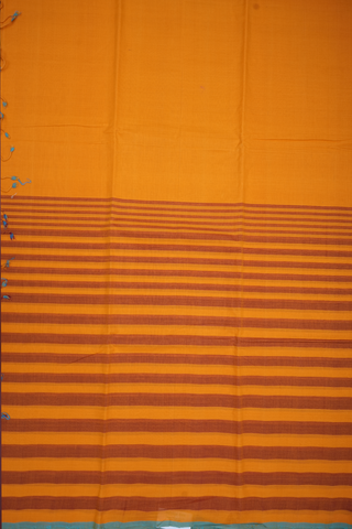 Half And Half Colored Mangalagiri Cotton Saree
