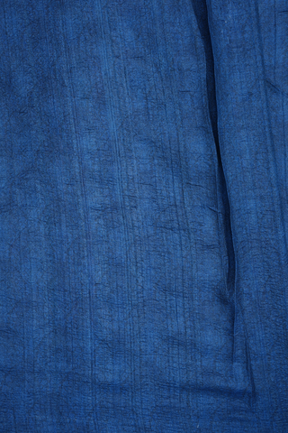Human Figure Digital Printed Capri Blue Tussar Silk Saree