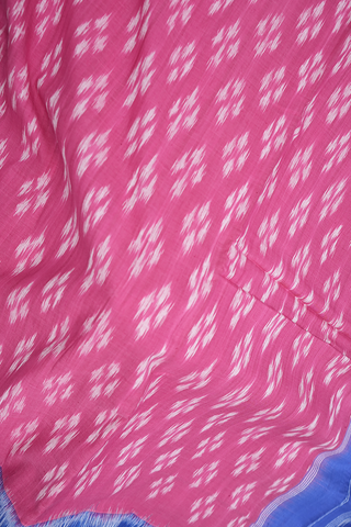 Ikat Design Pink Pochampally Cotton Saree