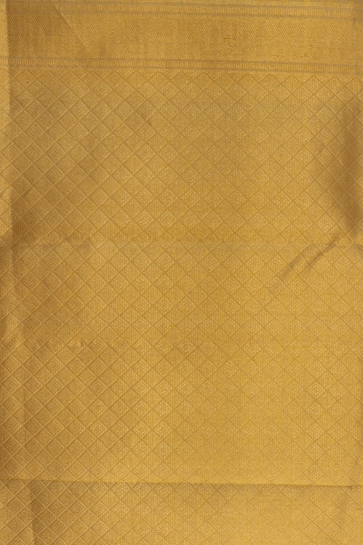 Jacquard Pattern Bright Yellow Kanchipuram Silk Saree