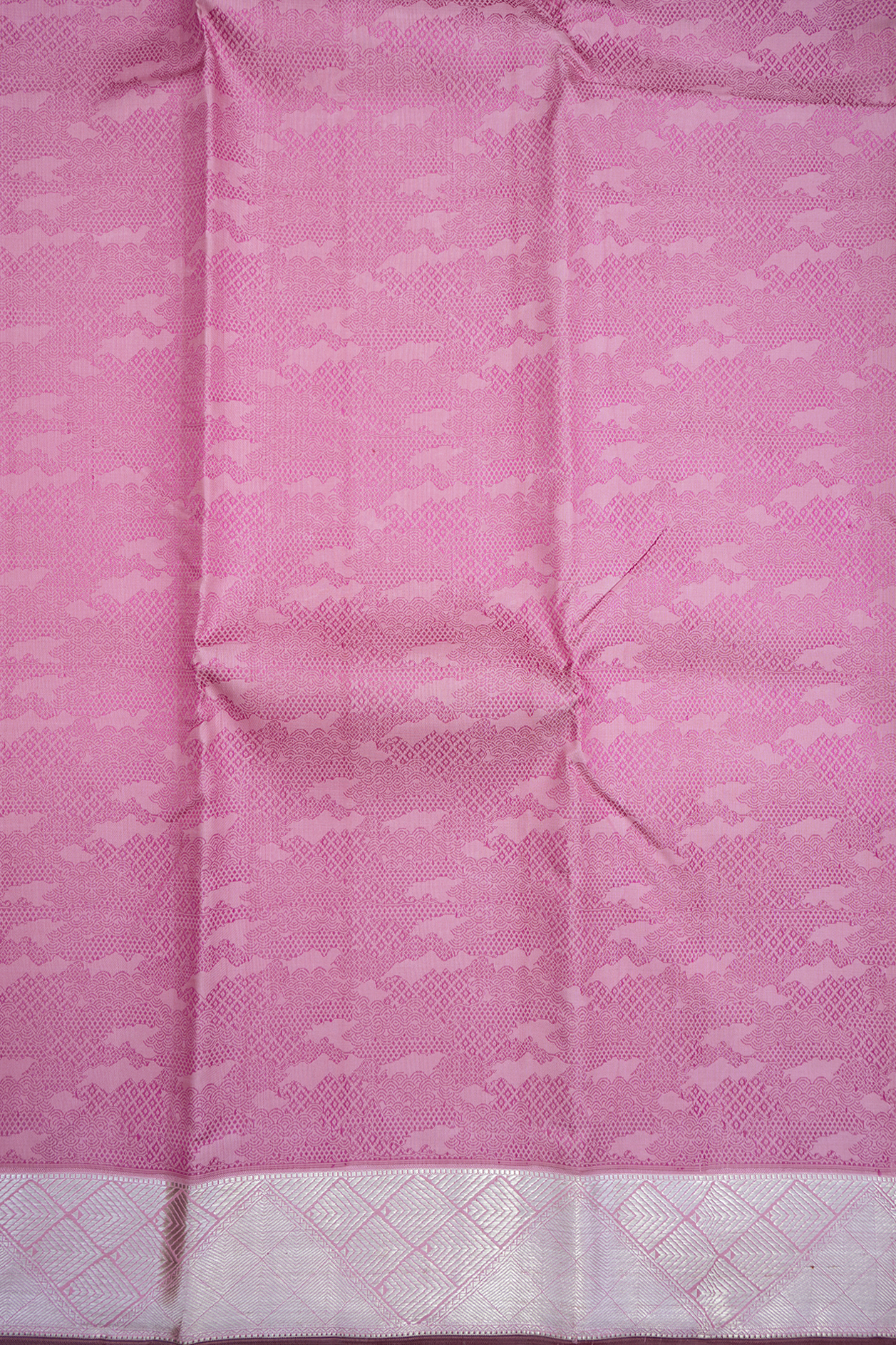 Jacquard Pattern Orchid Pink Manvasanai Collection