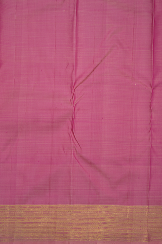Jacquard Pattern Orchid Pink Kanchipuram Silk Saree