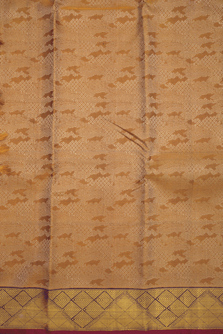 Jacquard Pattern Peanut Brown Manvasanai Collection