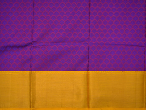 Jacquard Pattern Purple Silk Pavadai Sattai Material