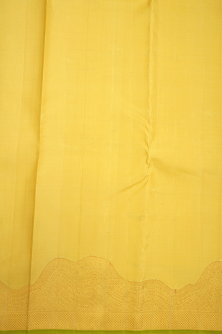 Jacquard Pattern Sunflower Yellow Manvasanai Collection
