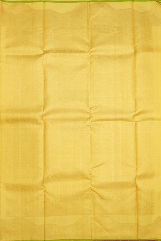 Jacquard Pattern Sunflower Yellow Manvasanai Collection