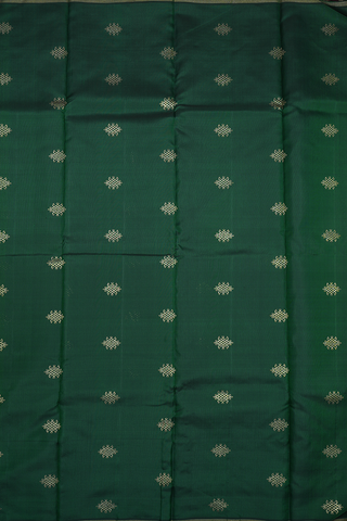 Kolam Zari Motifs Burgundy Kanchipuram Silk Saree