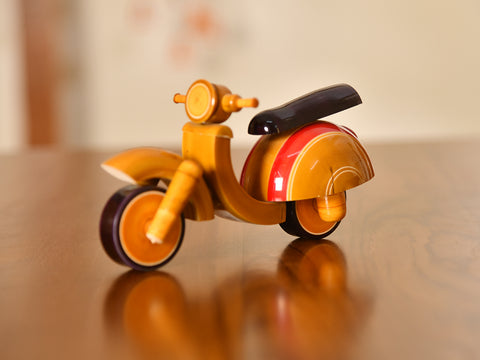Channa Patna Wooden Children Playing Scooter Toy
