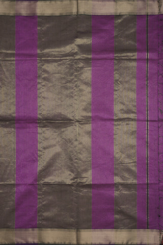 Kuyil Kann Zari Border Grape Purple Maheswari Silk Cotton Saree