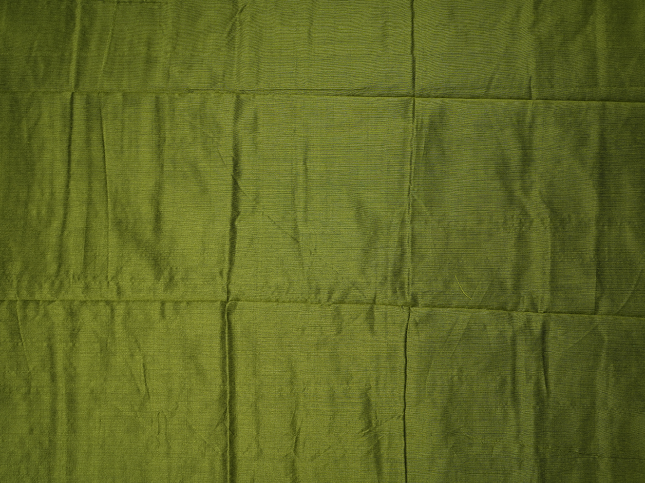 Leaf Printed Design Fern Green Cotton Salwar Material