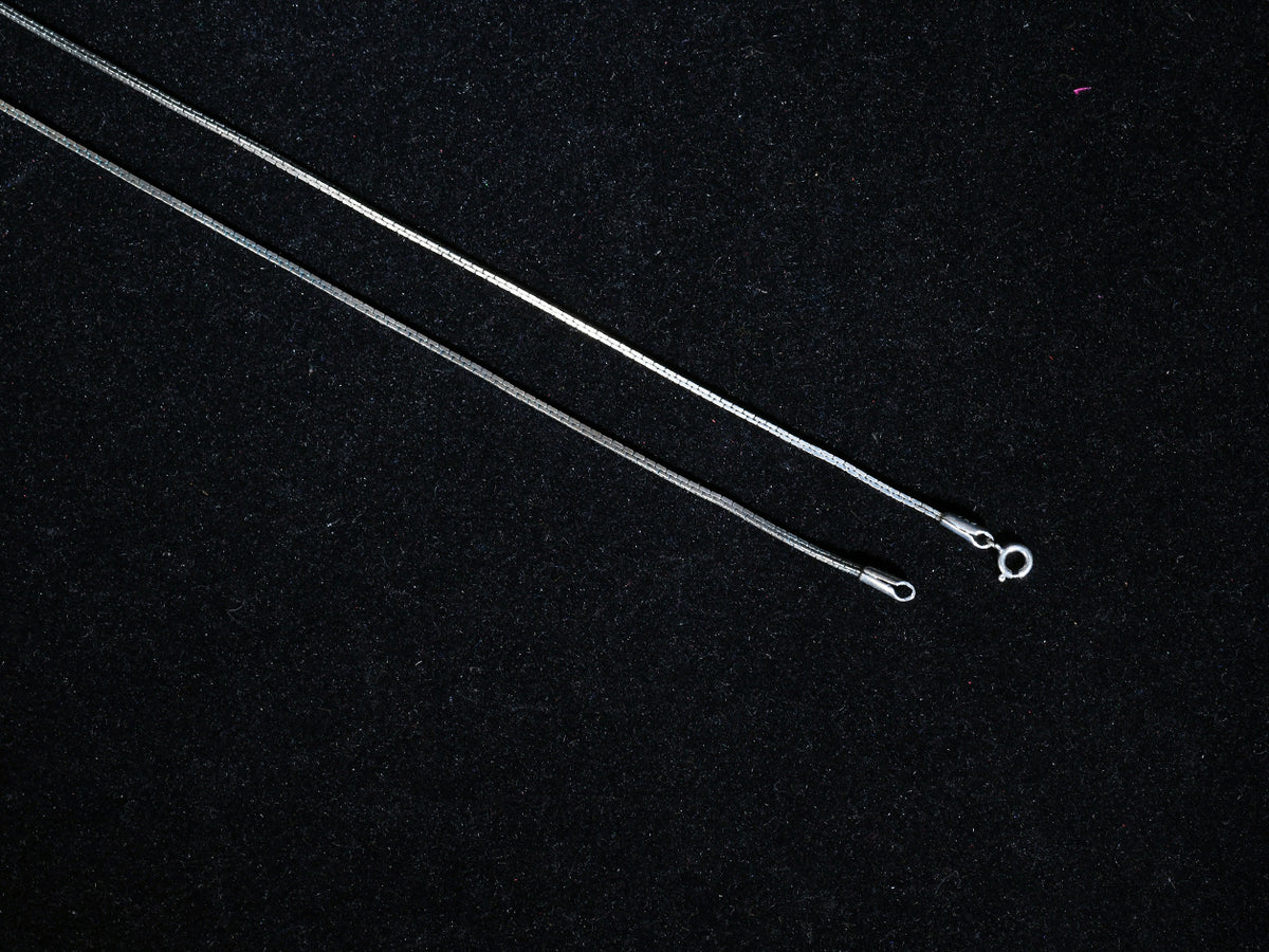 Light Weight Oxidized Pure Silver Anklets