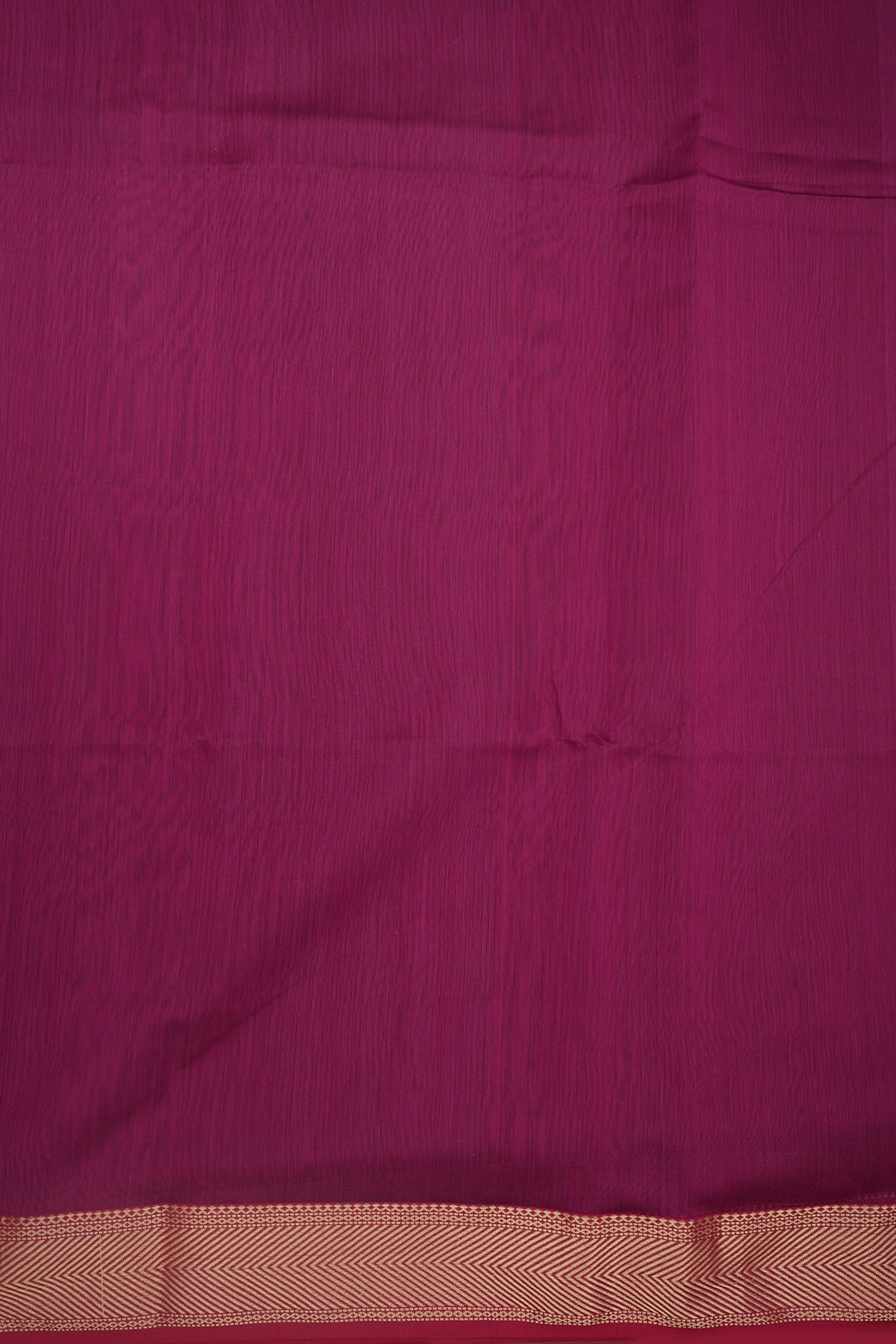 Vanki Design Zari Border With Purple Rose Maheswari Silk Cotton Saree
