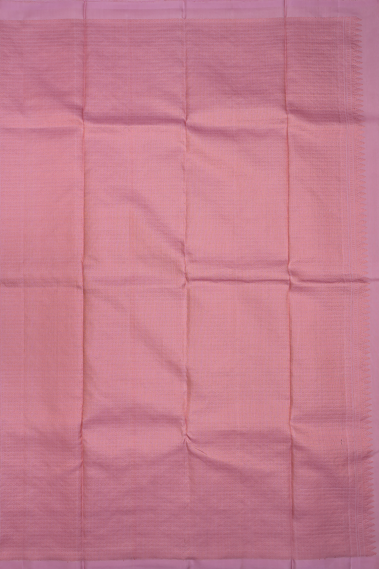 Mandala Zari Design Onion Pink Kanchipuram Silk Saree