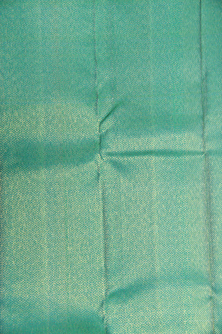 Mayilkan Zari Border In Brocade Mint Green Kanchipuram Silk Saree