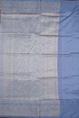 Meenakari Design Khaki Brown Banarasi Silk Saree