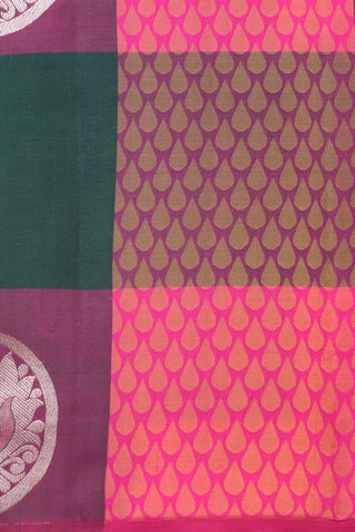 Multicolor Checks And Buttas Kanchipuram Silk Saree