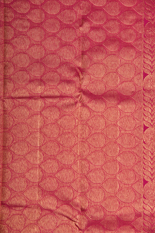 Multicolor Checks And Leaf Motif Kanchipuram Silk Saree