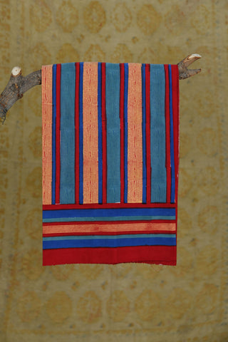 Multicolor Stripes Cotton Single Bedspread