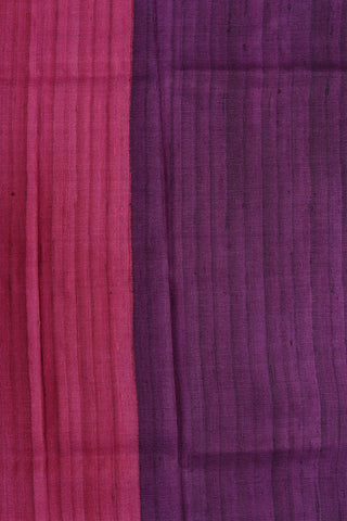 Multicolor Stripes Jute Silk Saree