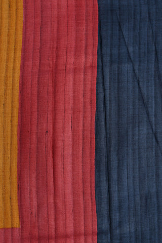 Multicolor Stripes Jute Silk Saree